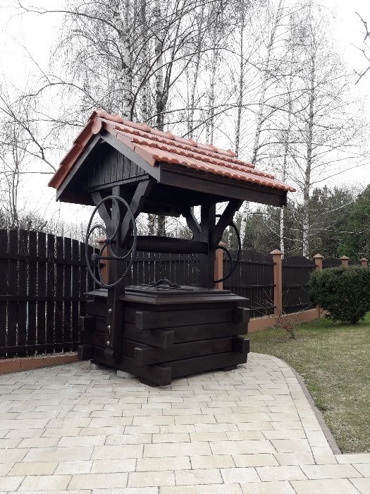 Drewniana Studnia do ogrodu SD04 ! Osłona na studnię!