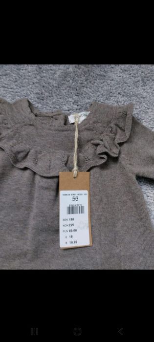 Newsie sweterek / sukienka r. 56