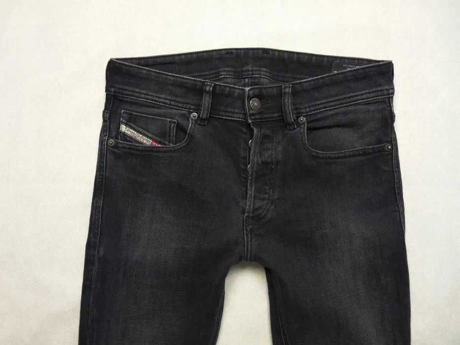 DIESEL SLEENKER X W30 L34 czarne opium rick owens rurki skinny slim