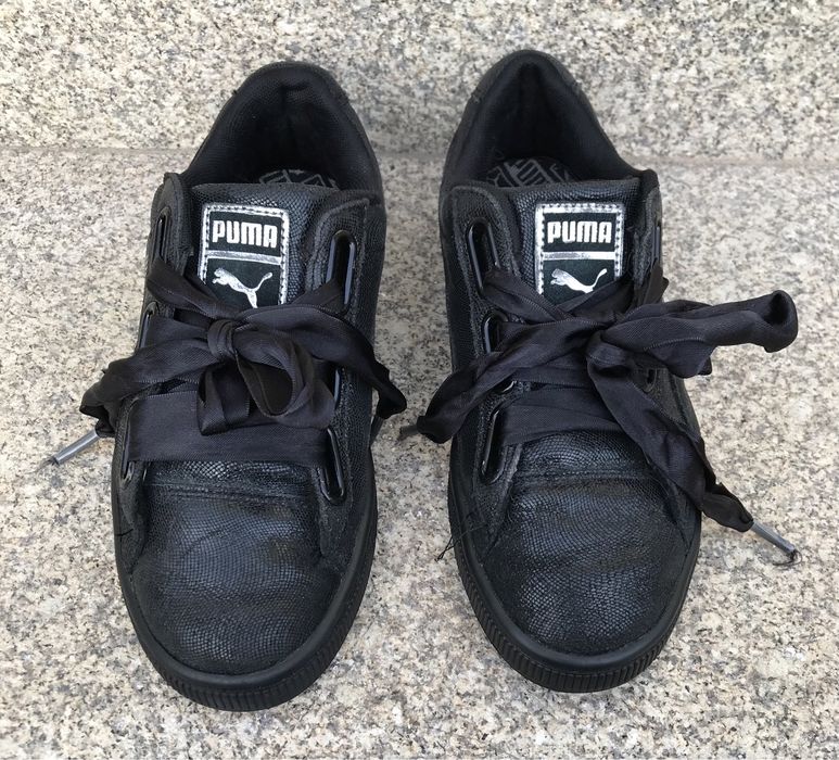 Sapatilhas pretas (Puma, tamanho 36)