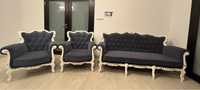 Zestaw barokowy sofa+ 2 fotele