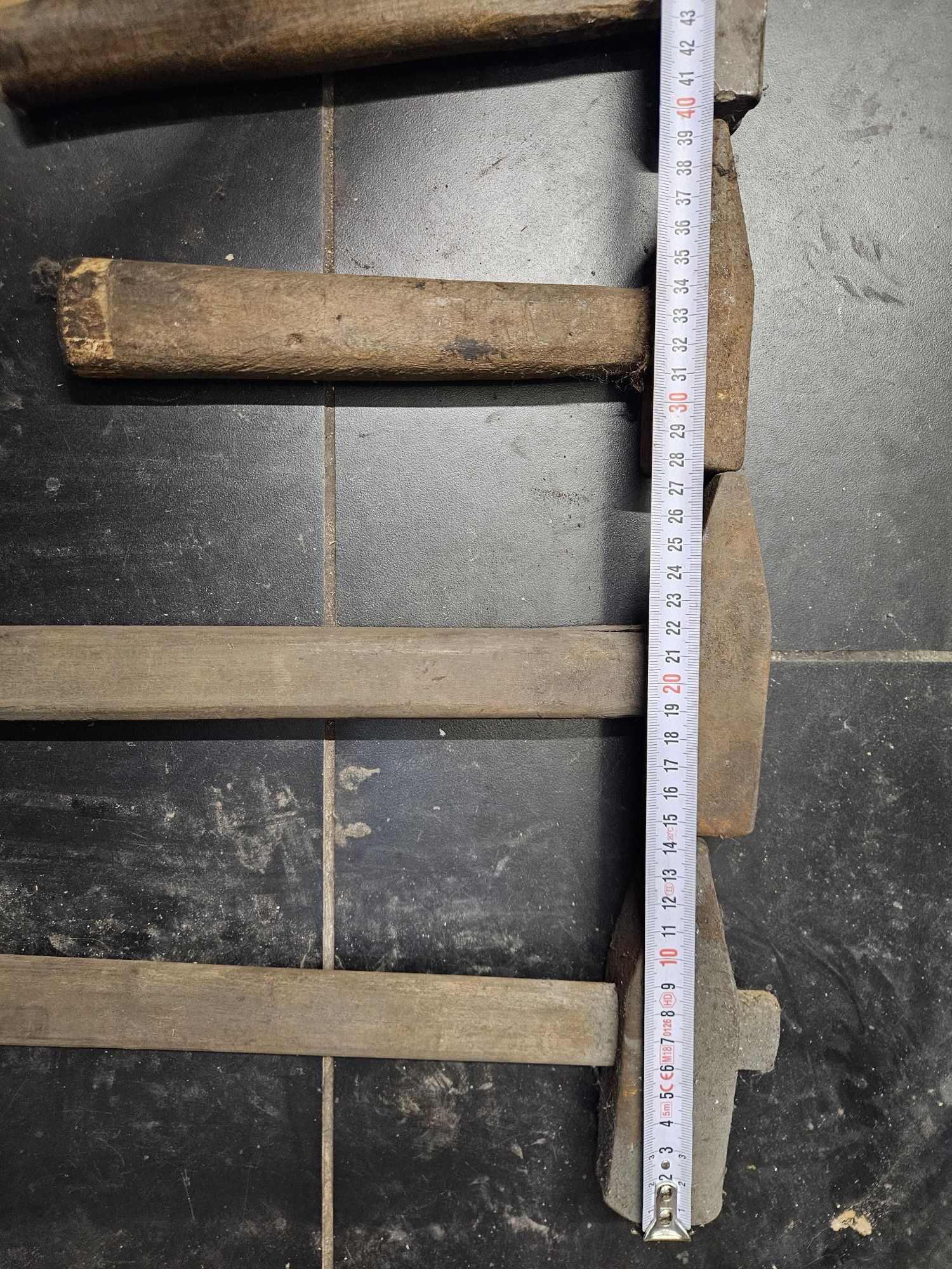 Młotek młotki prl Stare 4szt 30cm 1000g okolo