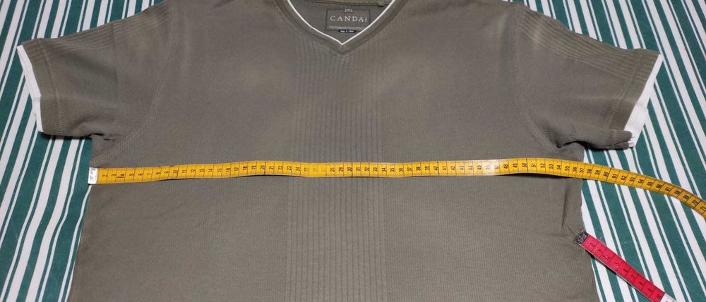 T-shirt Masculina Verde Caqui Tamanho 2XL