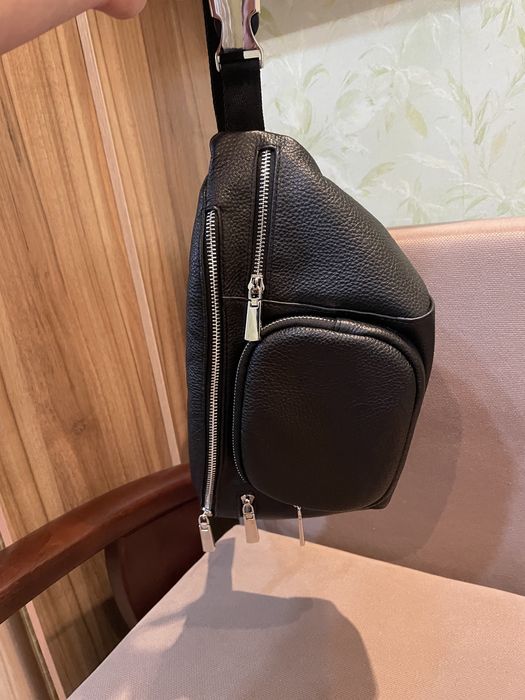 Поясная сумка,Бананка (натуральная кожа )