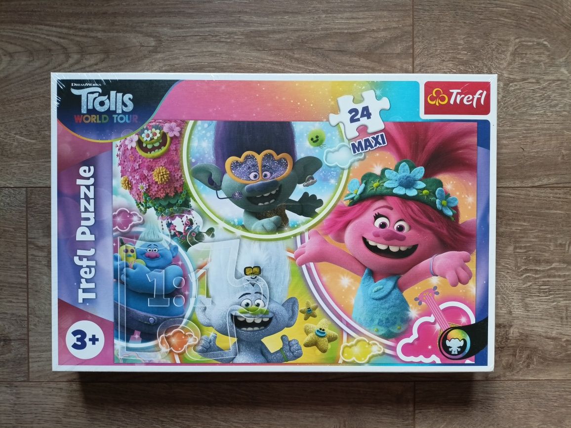 Puzzle 24 Maxi TREFL W świecie Trolli