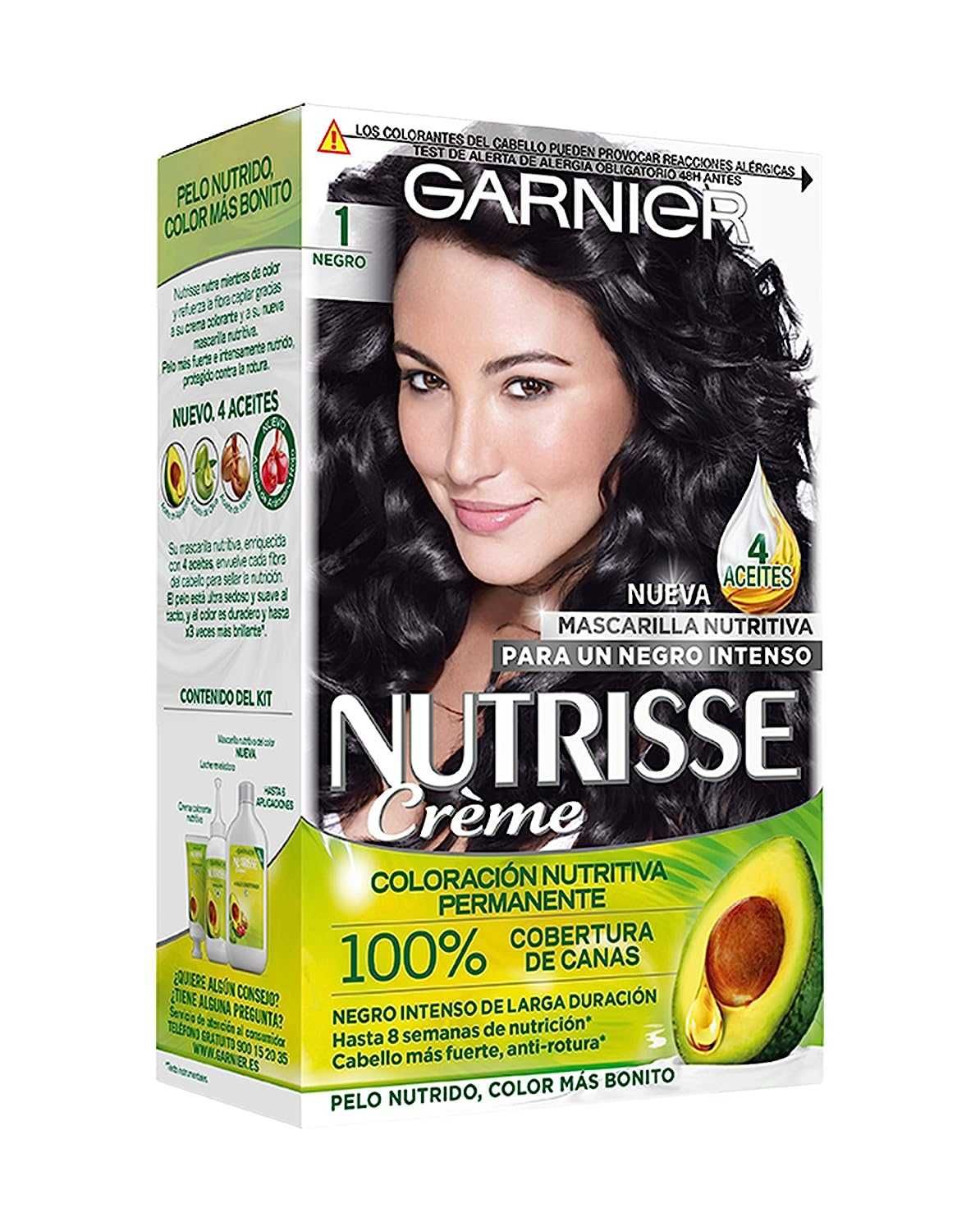 Garnier Farba Do Włosów Nutrisse Czarna NR.1