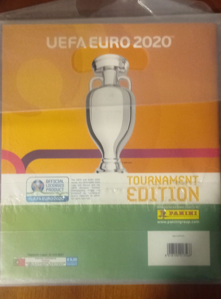 Caderneta nova euro 2020