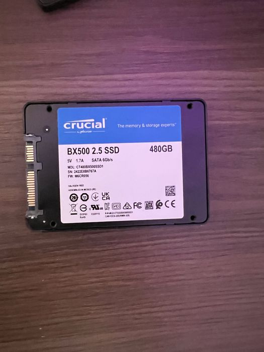 Лот: 4× SSD 2.5” SATA (нові, без заводської упаковки, перевірені)