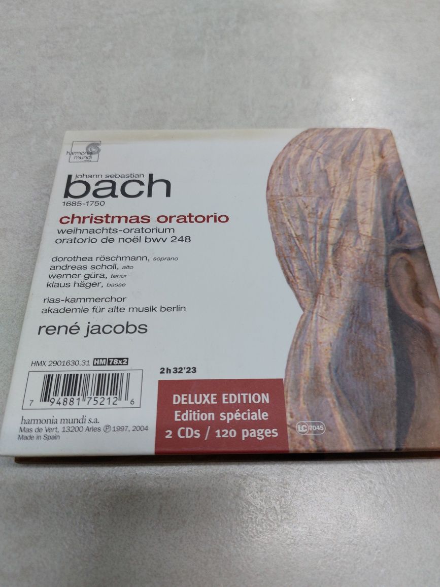Bach. Christmas Oratorio. Rene Jacobs. 2 CD
