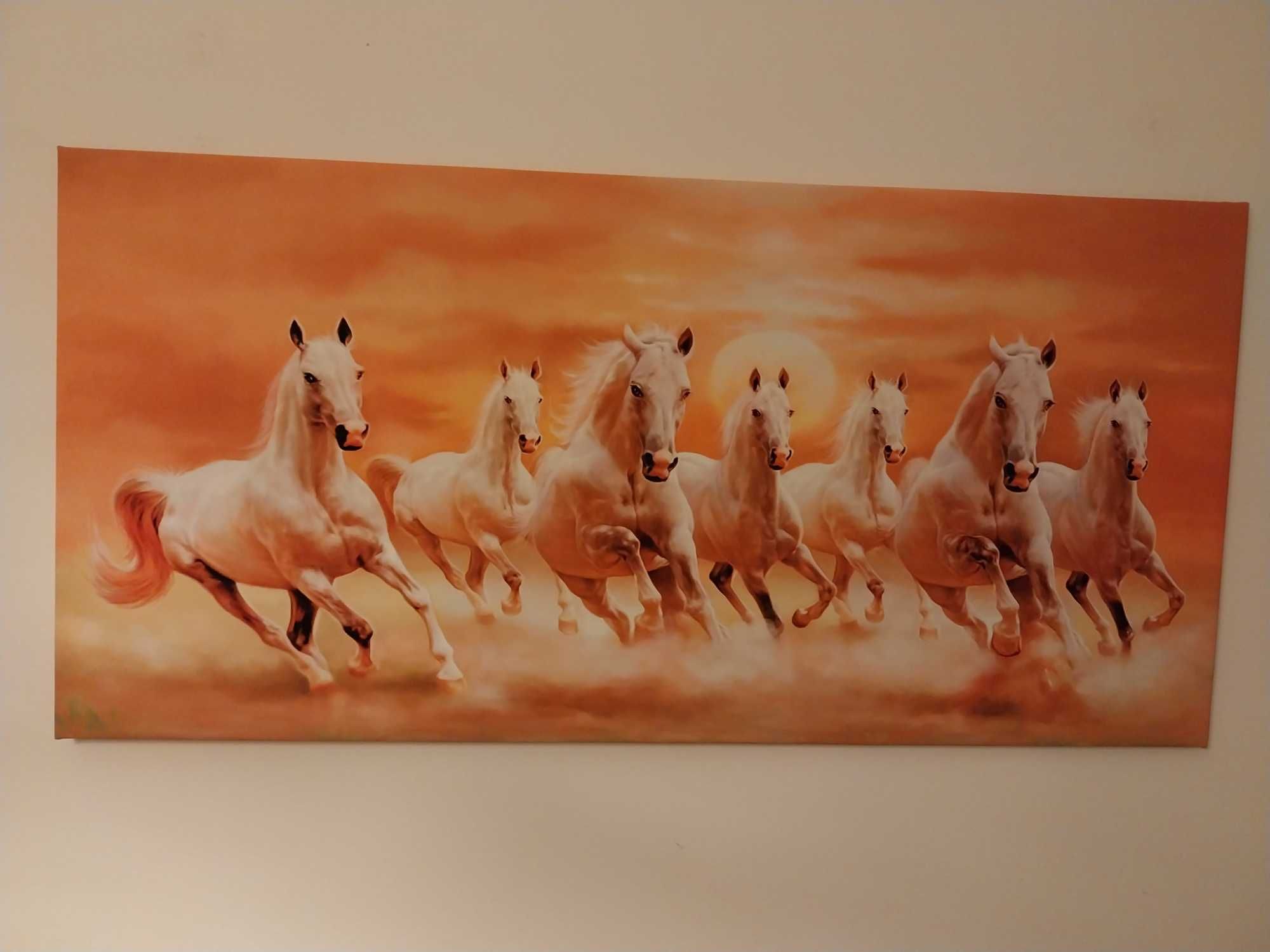 Quadro/tela com cavalos