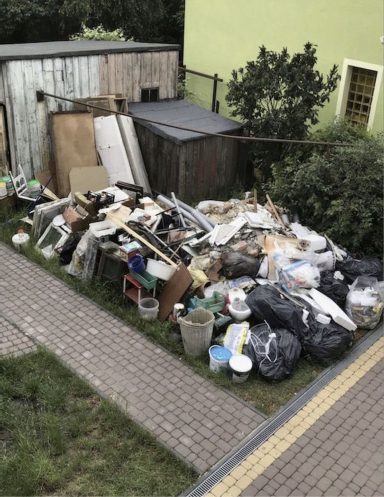 OPROZNIANIE Piwnic Strychów Garaży Mieszkań Domów WYWOZ Śmieci Odpadów