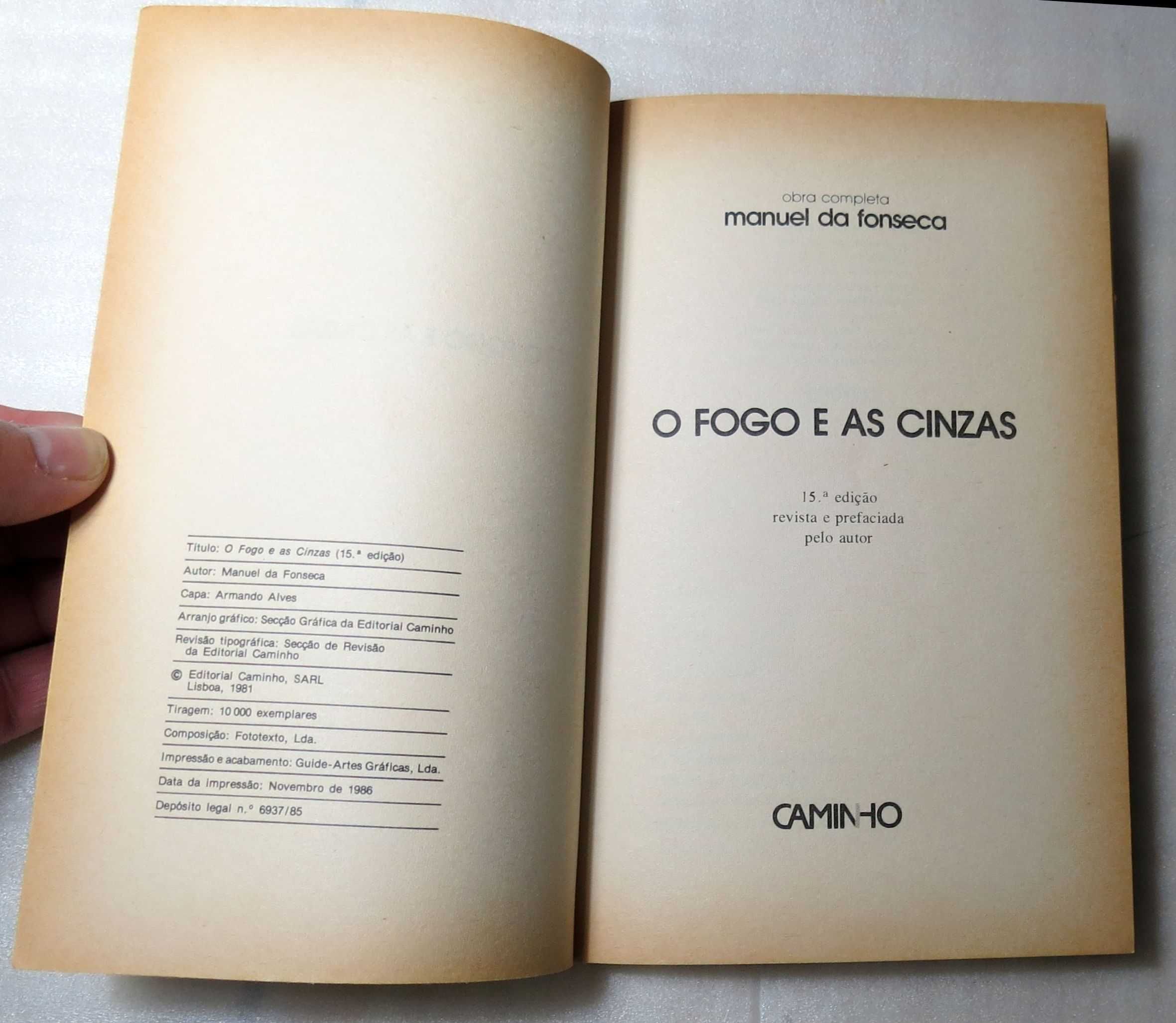 Livro O Fogo e as Cinzas