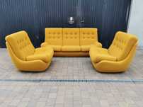 Fotele+ sofa kpl. ATLANTIS Space Age, Czechosłowacja '70, Prl, Vintage