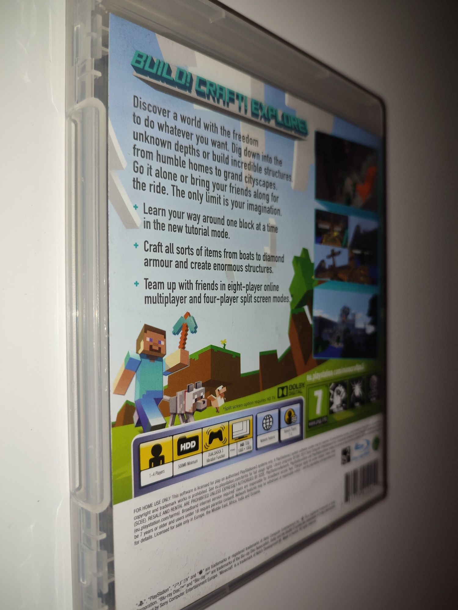 Gra PS3 Minecraft wersja PL gry PlayStation 3 Hit lego Rayman Sonic