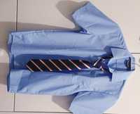 Zestaw CPZ Mundurek ZYBERKA koszula galowa 14y (r. 152) z krawatem