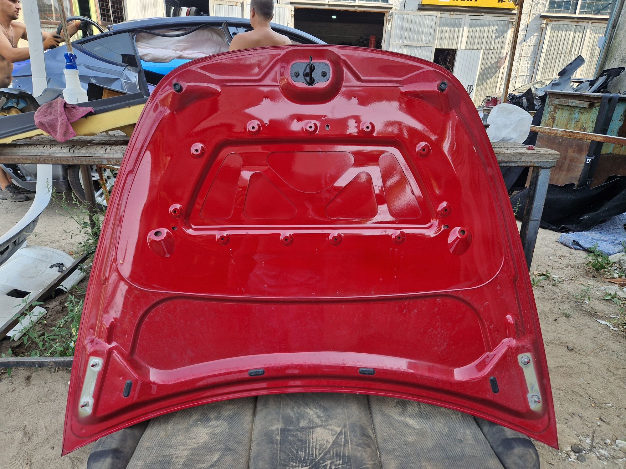 Капот Tesla Model Y PPMR оригинал разборка