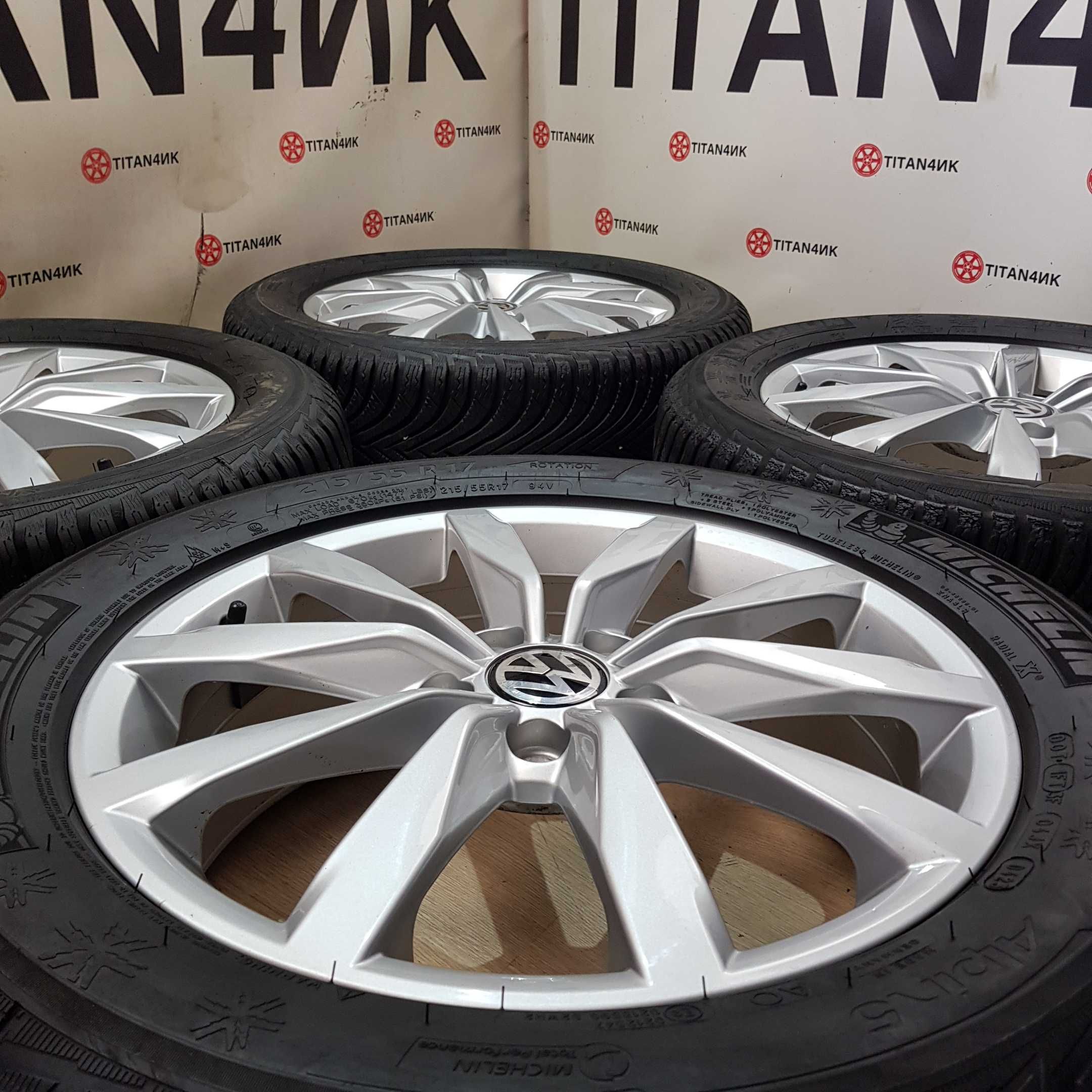 Диски VW R17 5x112 Golf Jetta Caddy T-Roc Skoda Octavia  Leon Audi A3