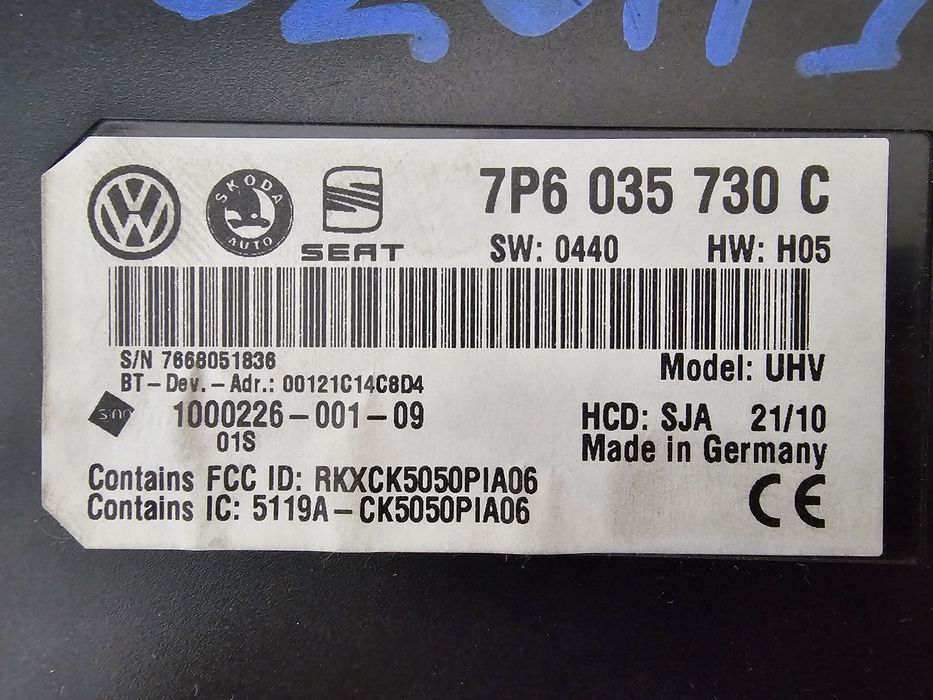 Modulo Bluetooth Volkswagen