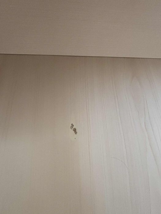 Zestaw szafa + kompoda 4szuflady z płyty wiórowej 18mm wenge jasne/zeb