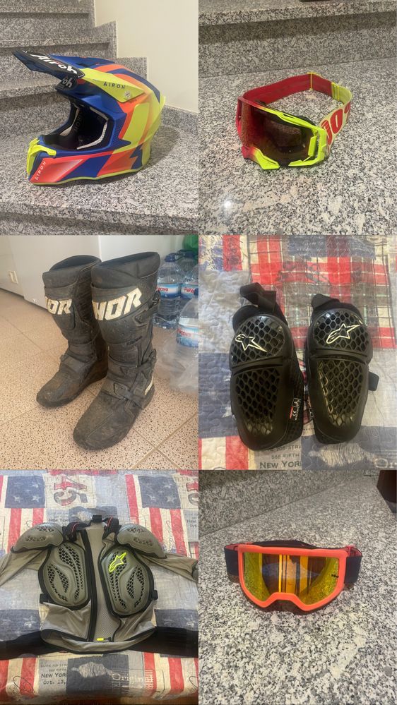 Vendo equipamentos de enduro