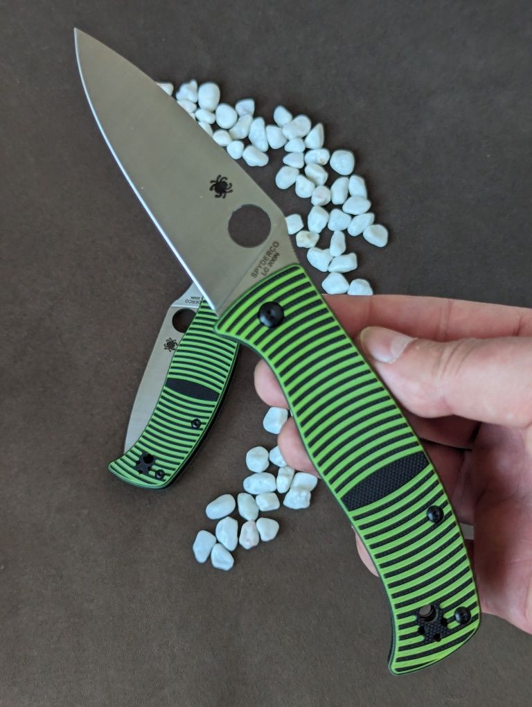 Нож Spyderco Caribbean, ніж складний тактичний, G10