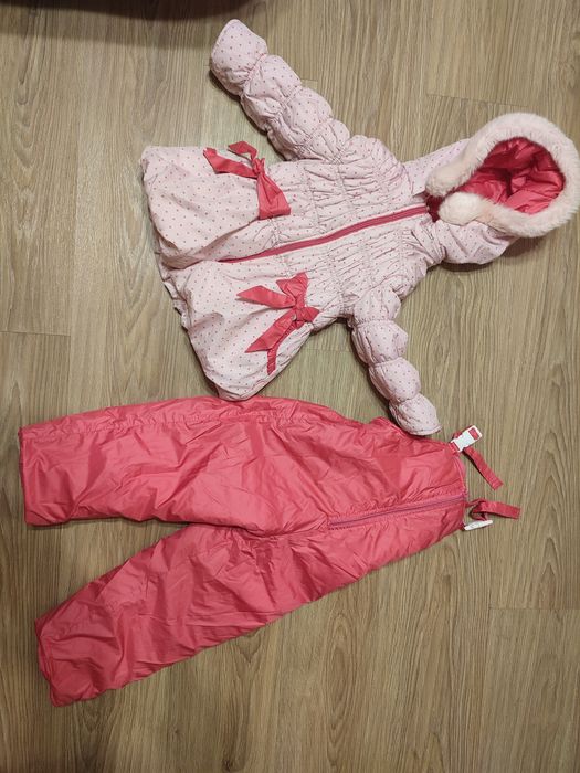 Стильний зимовий комбінезон для дівчинки