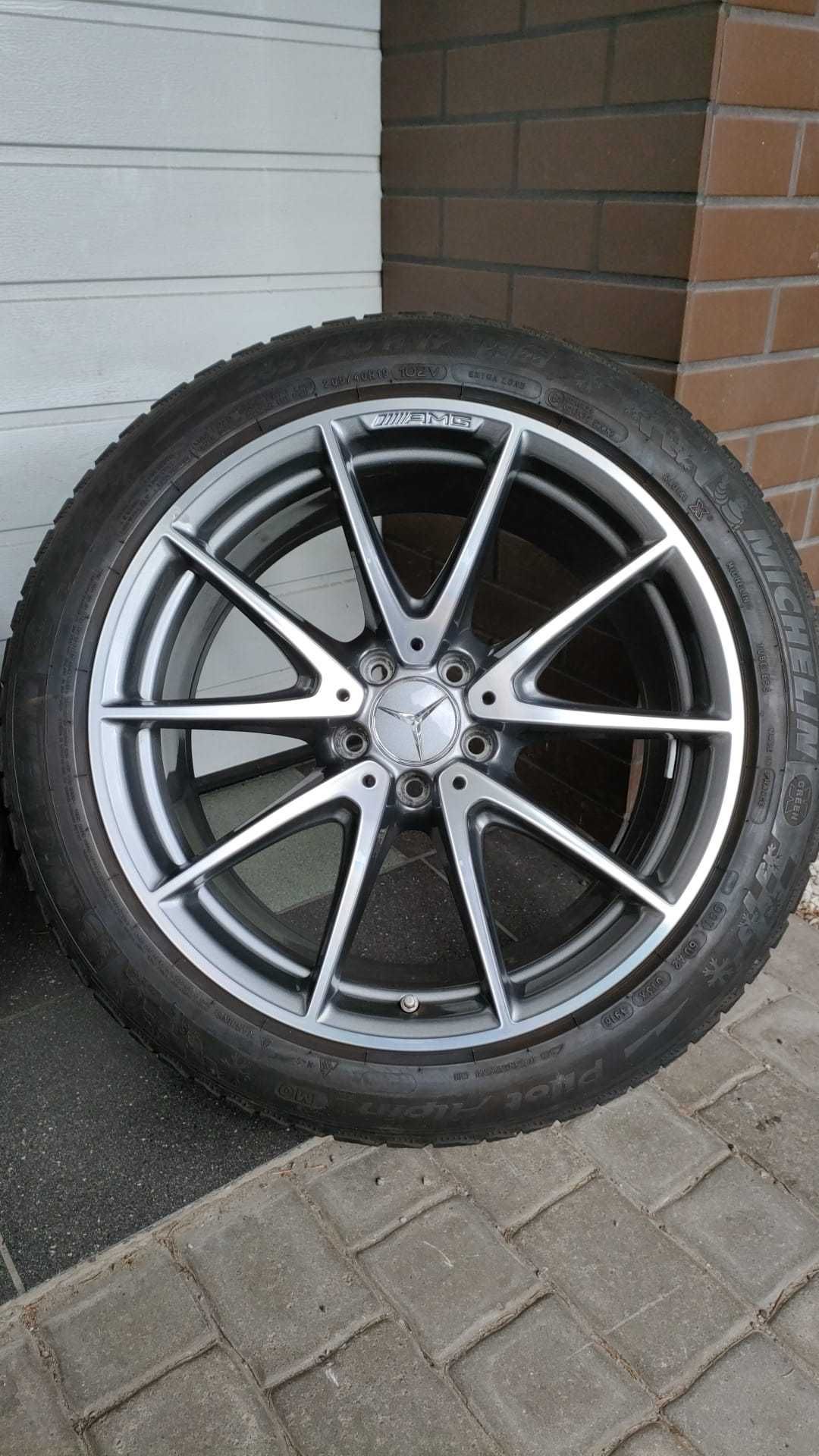 Koła Mercedes E-Klasa AMG 19'' 5x112 opony 265/40/19 TPMS OL1073