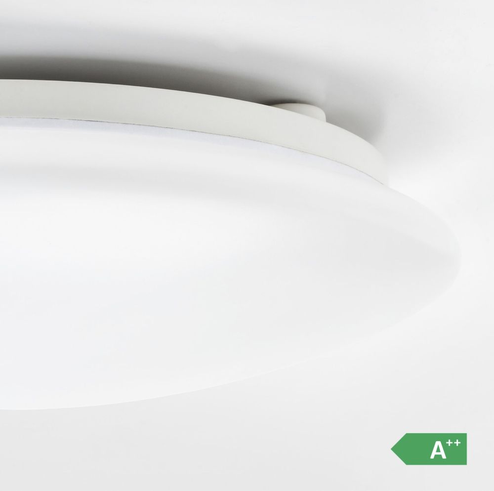 SJÖGÅNG Iluminação p/teto/parede LED, branco25 cm