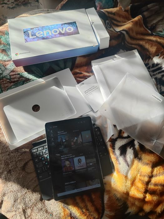 Планшет Ноутбук Леново! Хромбук Lenovo Blue Gray Chromebook.