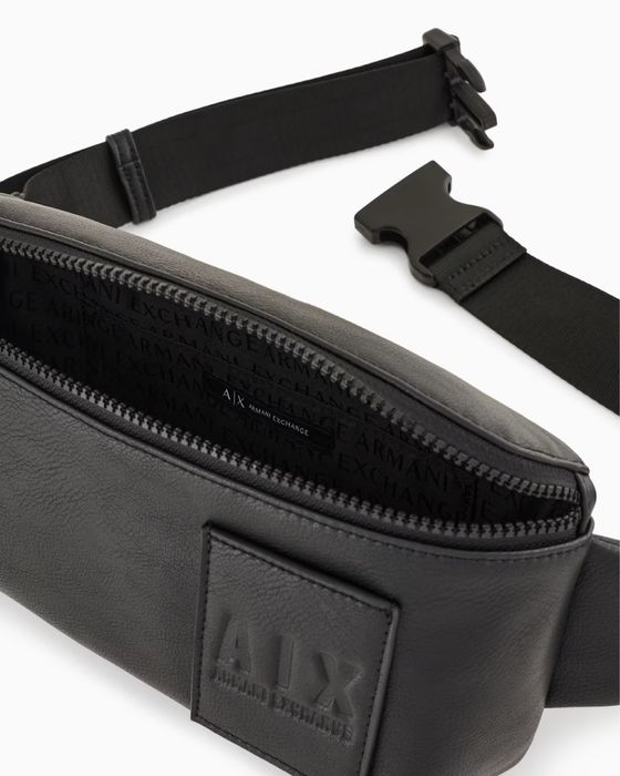 ОРИГІНАЛ | Бананка Armani Exchange, чоловіча шкіряна бананка армані