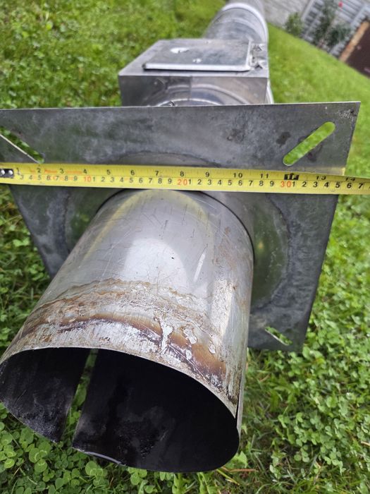 Komin kwasoodporny izolowany z wyczystką