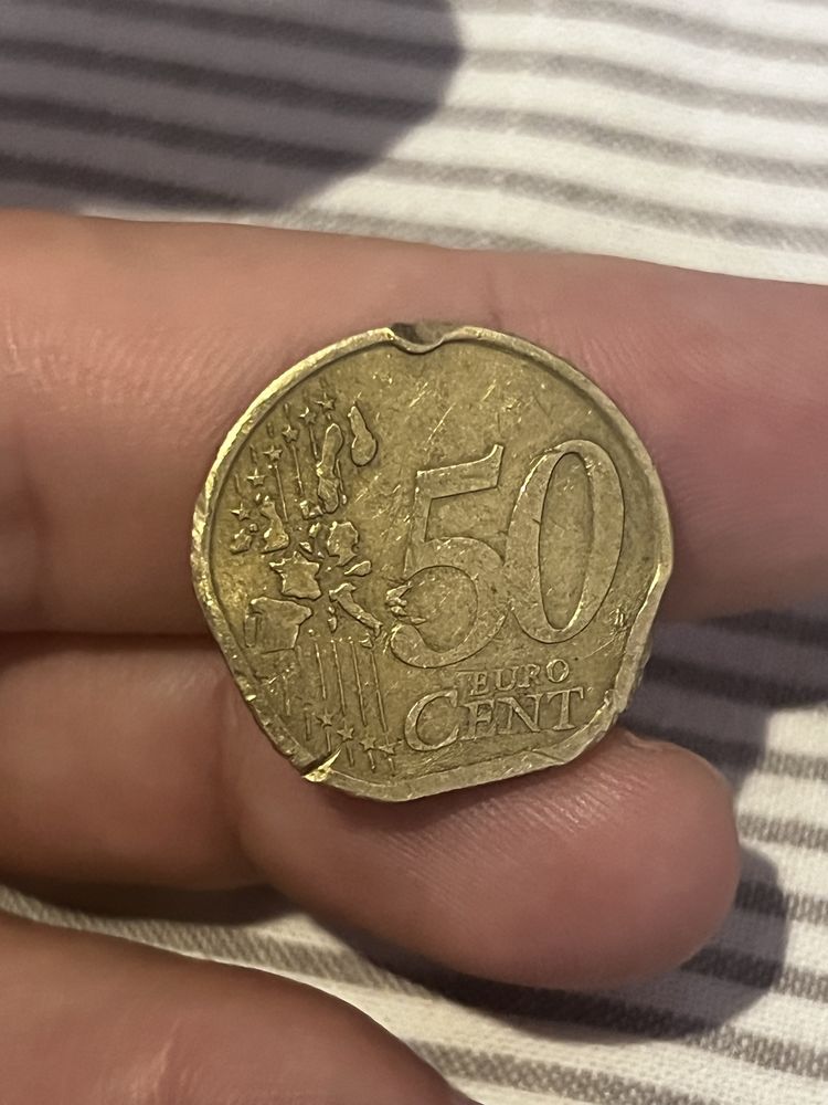 Moeda 50 cent. 2002 Italiana