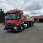 Mercedes-Benz Actros 18.43  Mercedes-Benz 1843 LS z hydrauliką + Naczepa SCHMITZ wywrotka