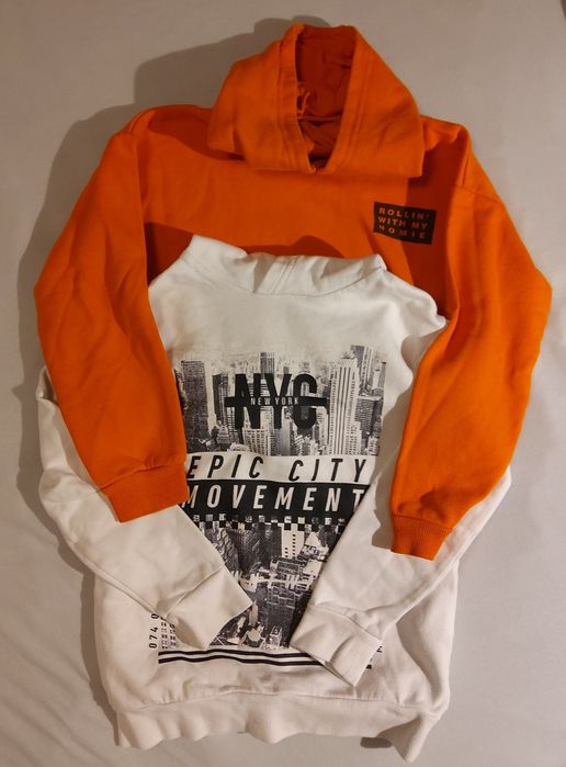 Bluza 2szt. 134/140, kapturem H&M, Reserved