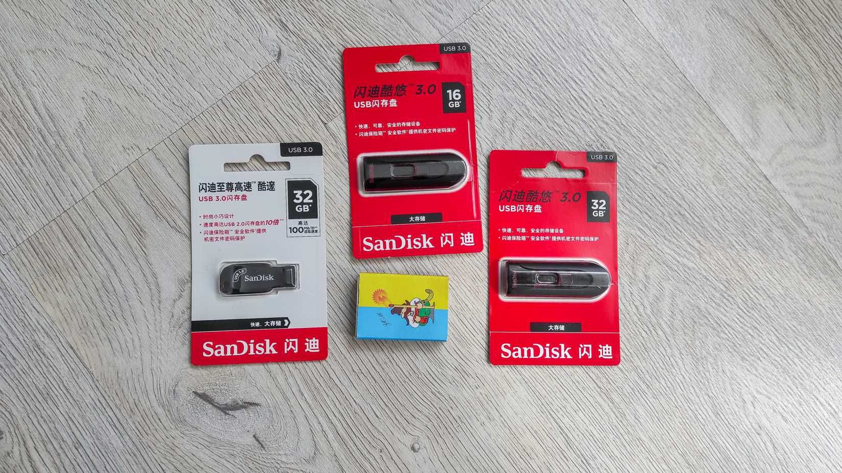 Флешка SanDisk USB 3.0 - 32 Гб и 16 Гб оригинал, флеш память