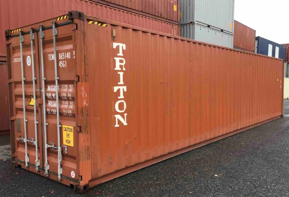 Kontener kontenery morski magazynowy 40HC-Używany cena od
