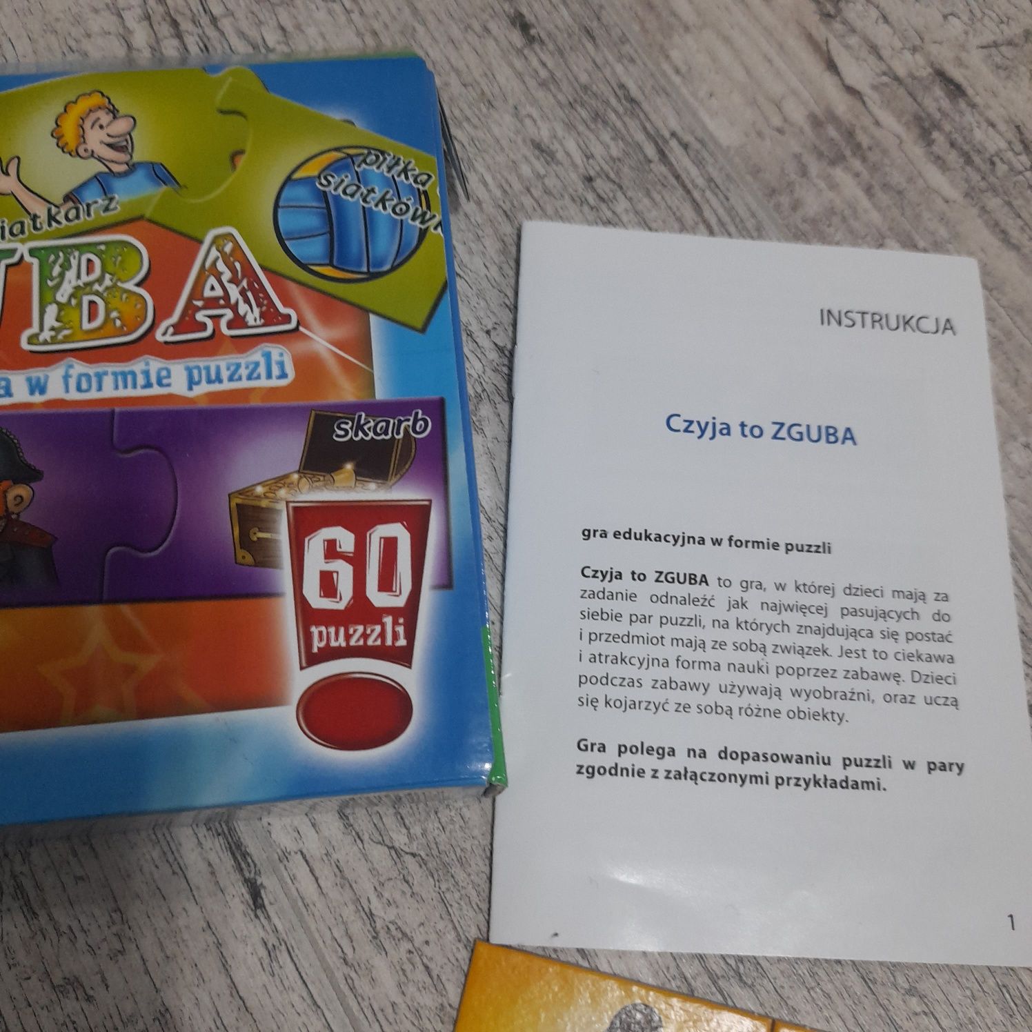 Puzzle Czyją zguba 60 szt