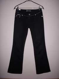 Spodnie jeansowe biodrówki w kolorze czarnym rozm. 38-M