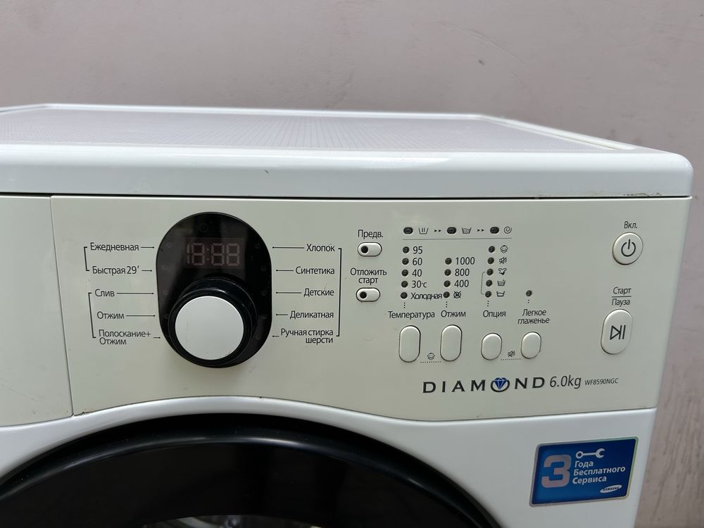 Стиральная машина Samsung Diamond на 6 кг.WF8590NGC.Гарантия!
