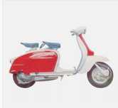 Tenho lambreta Li 150cc 1966 s3 para venda em peças ou pode montar