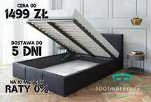 Łóżko Saloniki pojemnik 140x200 160x200 180x200 dostawa 0 i Raty 0,00%