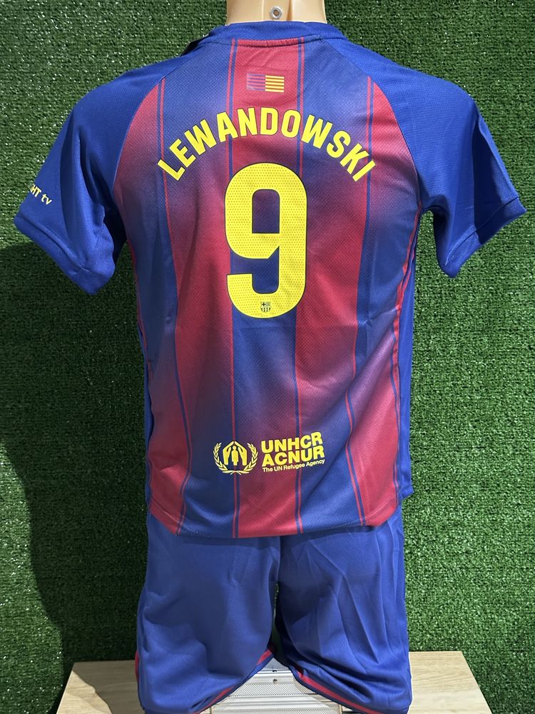 Koszulka FC Barcelona Lewandowski #9 Roz. 28, 11-13 lat, 150-160 +free