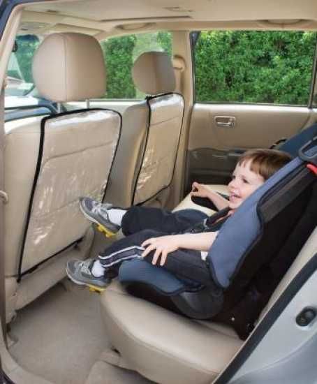 защитный чехол от детей на спинку переднего сиденья авто (прозрачный)