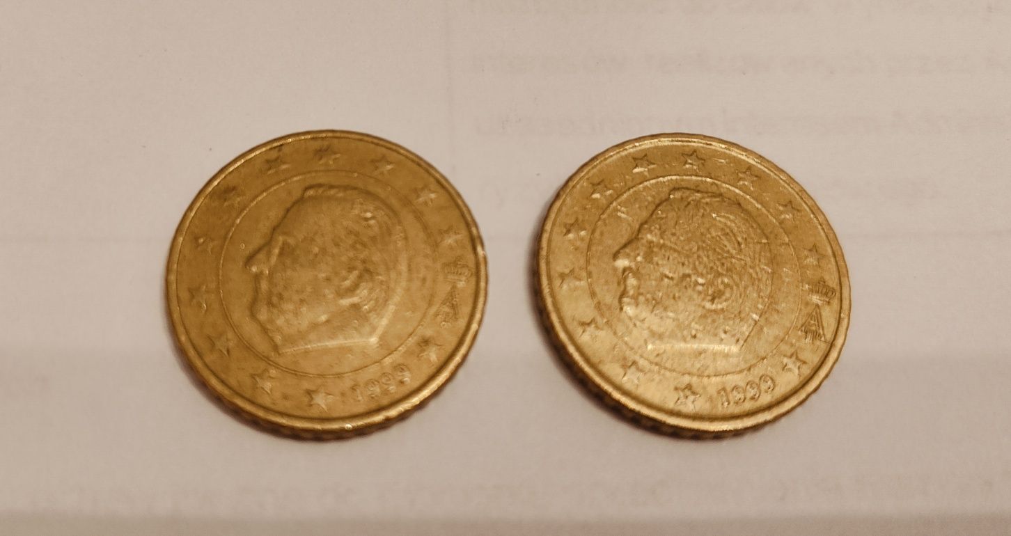 50 euro cent Belgia 2 sztuki