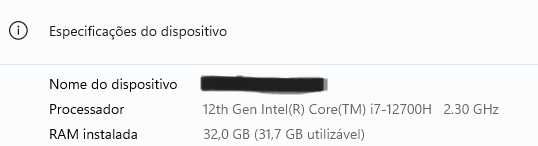 Portátil RTX 3060 para venda