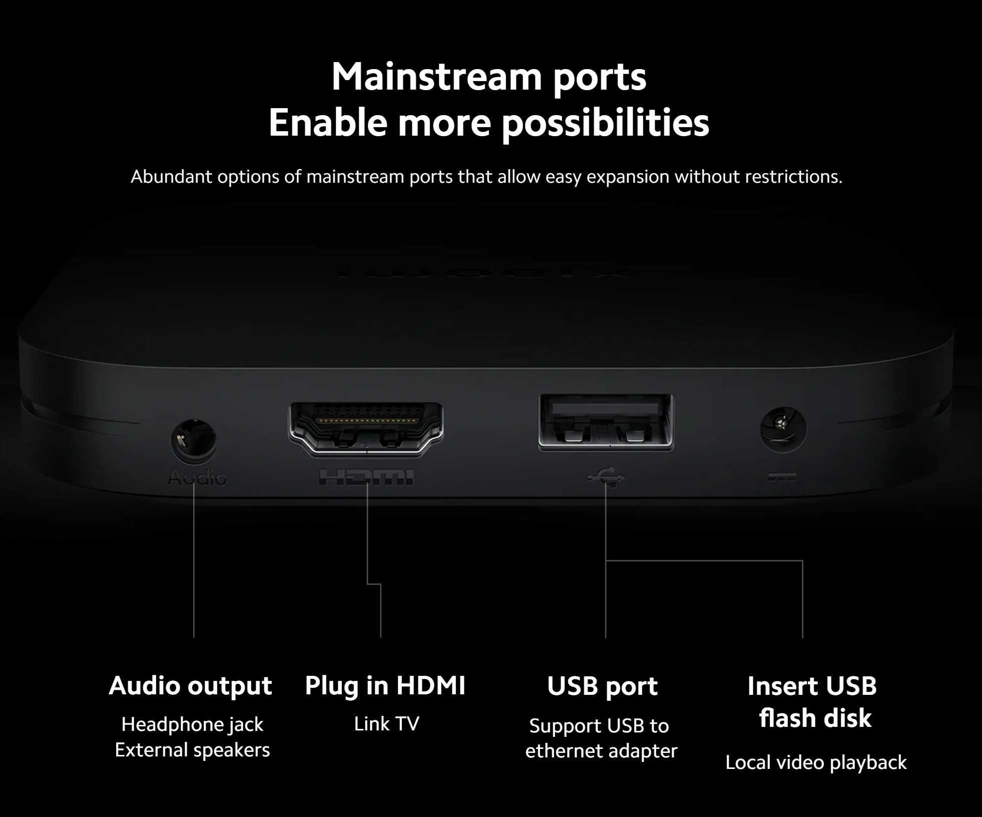 Смарт ТВ - медиаплеер Xiaomi Mi Box S 4K | ГАРАНТИЯ
