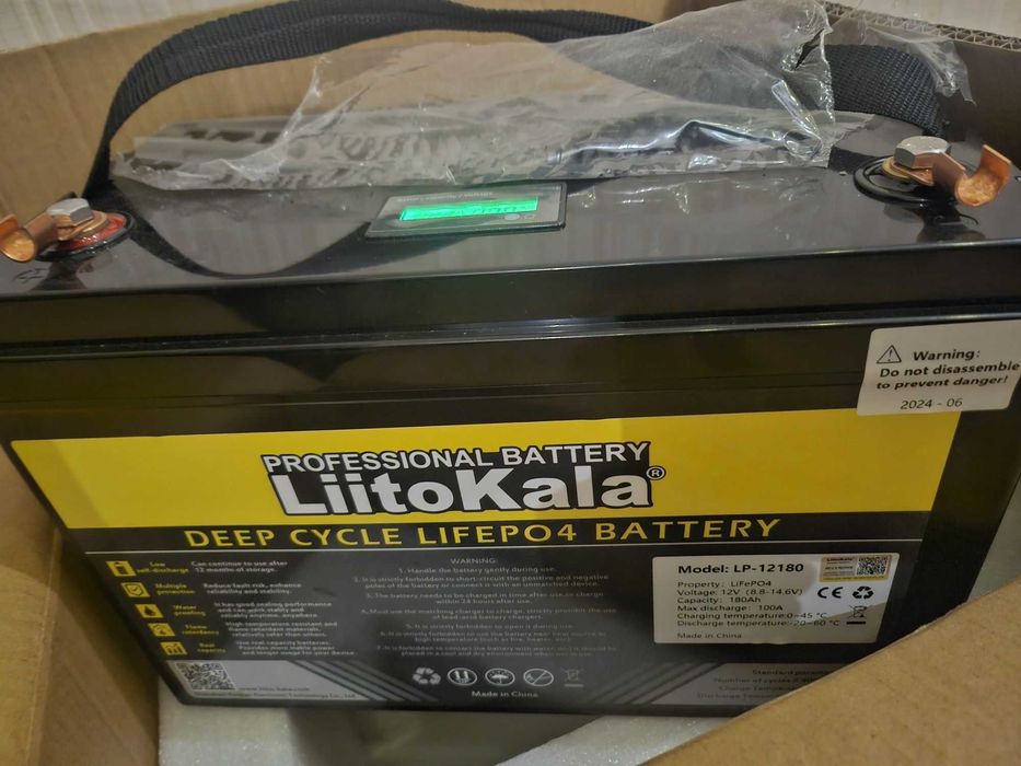 LiFePo4 Аккумуляторы 12V-24V 100 200 300AH для UPS, ИБП и Инверторов