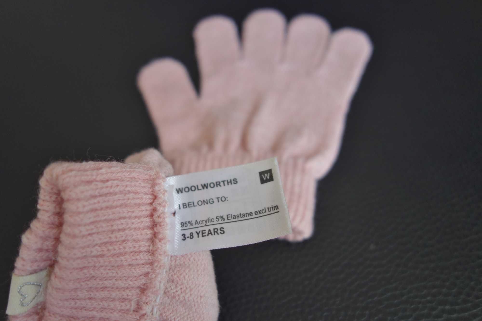 Conjunto gorro e luvas inverno menina 6-8 anos Woolworths