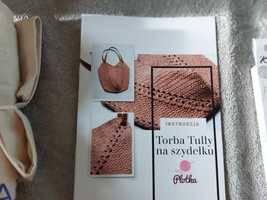 Torba boho tully DIY na szydełku zestaw kreatywny