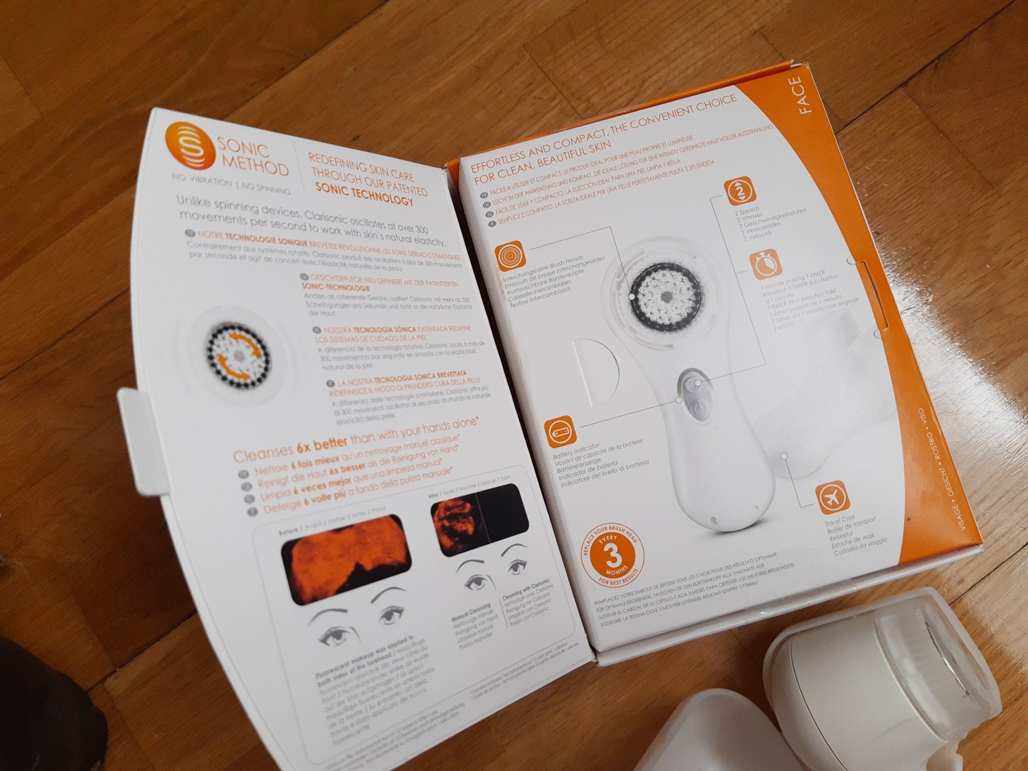 Clarisonic Mia 2 sonic method